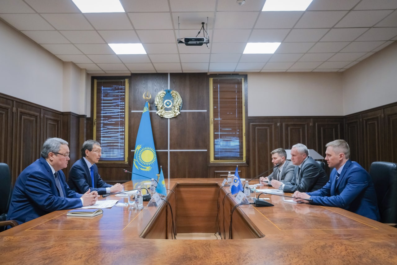 Состоялась встреча Председателя Центральной комиссии референдума Республики Казахстан с Руководителем Штаба Миссии наблюдателей от СНГ